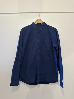 Hemd grau von ASOS - Größe M Baumwolle Casual Button Down Herrenhemd