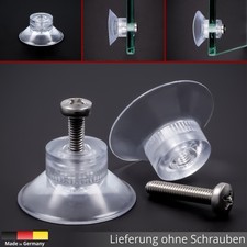 1-100 x Saugnäpfe Ø 30 mm Saugnapf mit innenliegender Gewinde-Mutter M4 Sauger