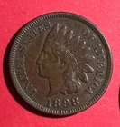 1898 US Indian Head Cent! XF! SHARP! Harder to Find! Old US Coin!
