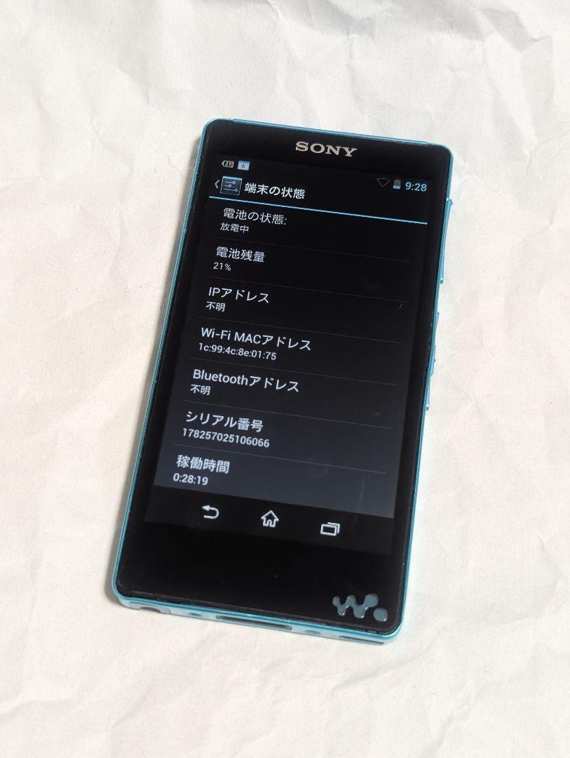 SONY NW-F886 32GB ウォークマン Sony Walkman NW F886 32GB Hi Res NFC Blue Portable Digital