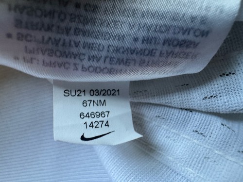 Nike Cleveland Browns Nick Chubb Jersey Mens Medium White Embroidered Signature - Picture 10 of 12