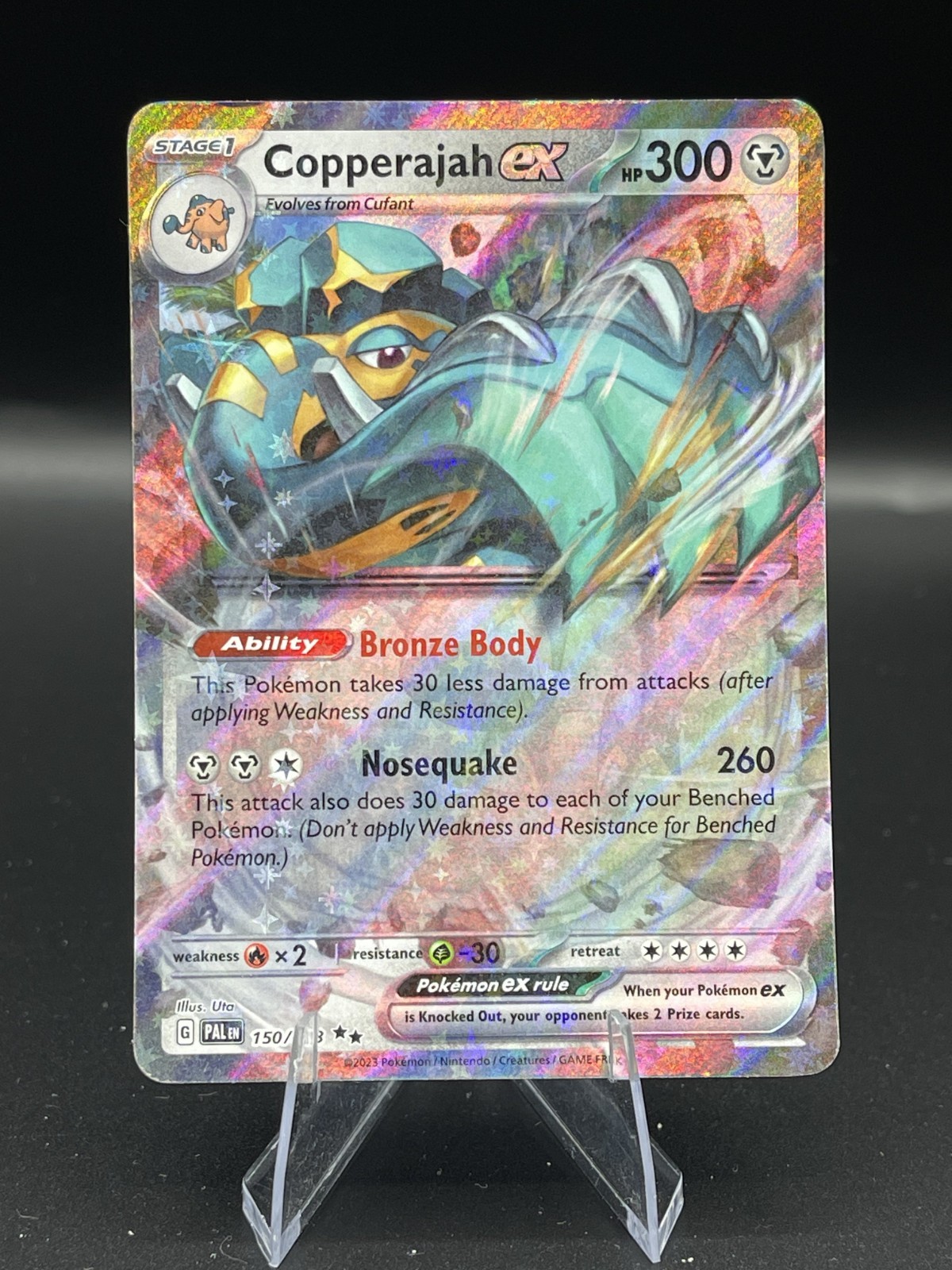 (NM) Copperajah ex 150/193 Paldea Evolved Pokemon TCG Card 317c-23