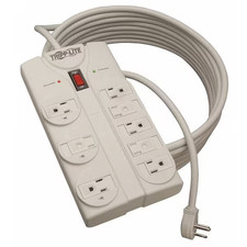 Surge Protector Outlet Strip 8 Outlets 25 ft Cord 1,440 Joules 15A NEMA 5-15R
