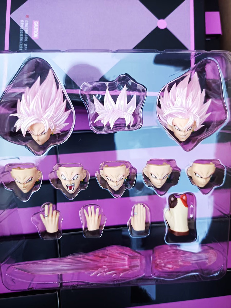 DL-CUSTOM 1/12 SHF Goku Black Zamasu Transparent Pearlescent Pink