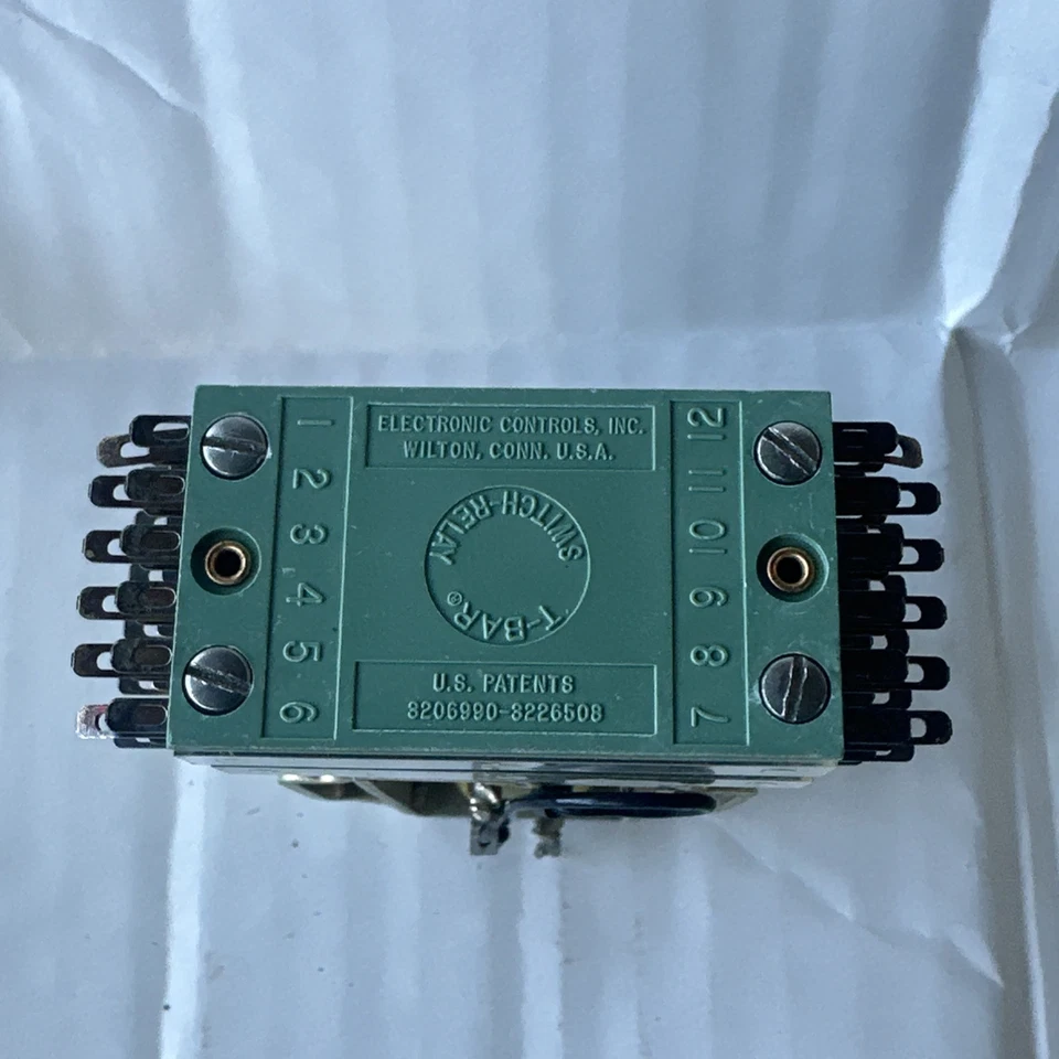 T-Bar Switch Relay C8507-3024-3 Coil, 48 Ohms. 807-24C-2A (untested) - Image 3 of 4