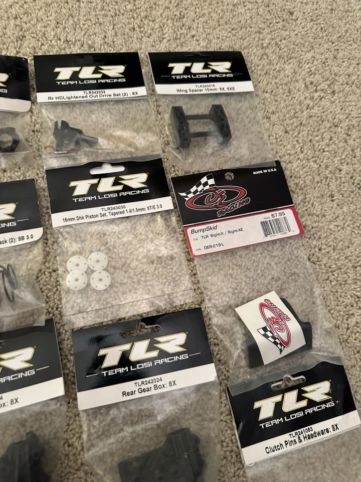 TLR 8ight 8X/22 22T/Losi Late Model Misc Parts Lot-Springs/Wheels/Piston & More! - Image 4 of 4