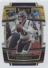 2021 Panini Select Concourse Black & Gold Prizm Die-Cut Davis Mills #65 0jk3