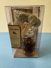 Pier 1~Mini Reed Diffuser Oil Set~Home Fragrance “Rustic Woodlands” .95oz