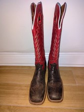 EUC  Tony Lama Brown Calf Leather Buckaroo/Cowboy Boots - US Size 11 1/2 D (Men)