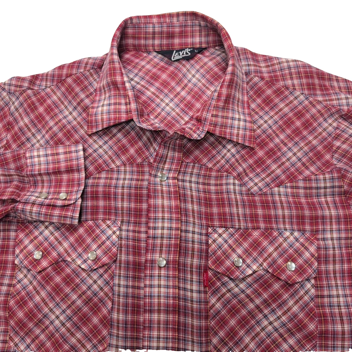 Chemise Western Vintage Multicolore Express Rider – Motif Boutonnée Unique