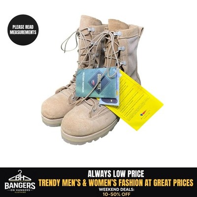 New Belleville Military Boots 790G Men's 5.5 N Gore-Tex Vibram Waterproof Tan
