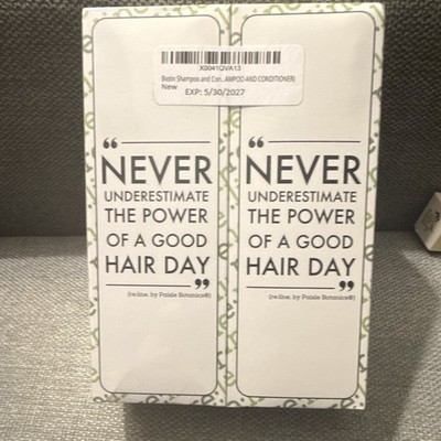 re:line Biotin Shampoo & Conditioner Cruelty-Free Exp 5/30/2027