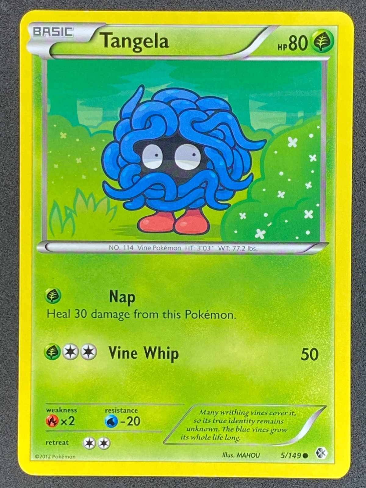 Pokémon Tangela 5/149 BCR Boundaries Crossed LP/NM