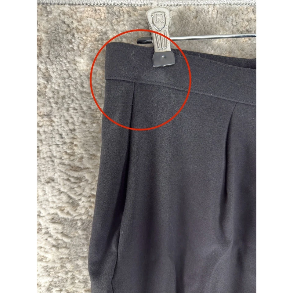 East 5th Petite Size 10P Secretly Slender Career Flat Front Pants Black - Image 3 of 4