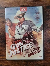 Gun Justice The Lone Ranger 50 Episode 4 Disc DVD Set Cisco Kid Annie Oakley