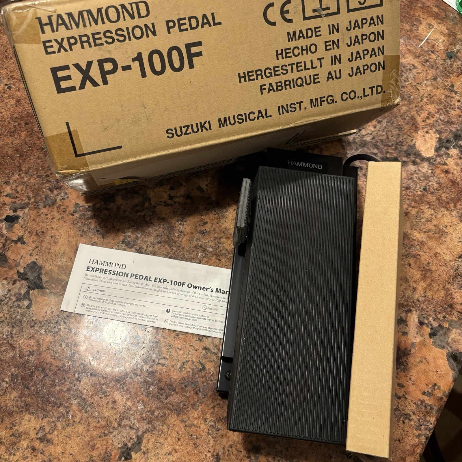 Expression Pedal EXP-100F for Hammond XK-5 Organ  EXP100, New, Ships From US