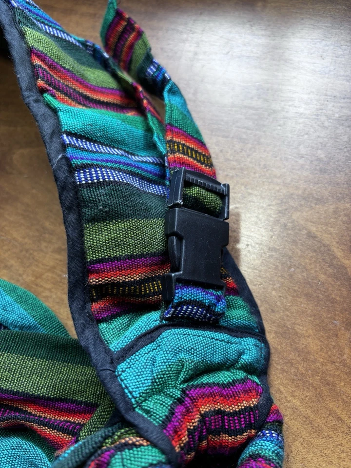 Porta-estilingue infantil vibrante tradição maia feito à mão feito na Guatemala - Imagem 4 de 4