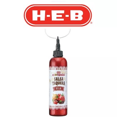 H-E-B Salsa Taquera Roja Mi Tienda Ornament Brand Shop Hot Sauce Bottle HEB