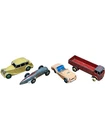 Vintage Dinky Toys Lot Yellow Car Grey Racing Car Red Truck 3161