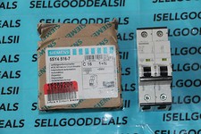 Siemens 5SY4-516-7 Miniature Circuit Breaker MCB C16 1 N 2 Pole New