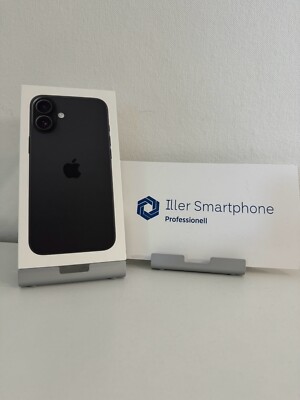 Apple iPhone 16 Plus 128GB Schwarz/Black (differenzbesteuert) NEU, Händler