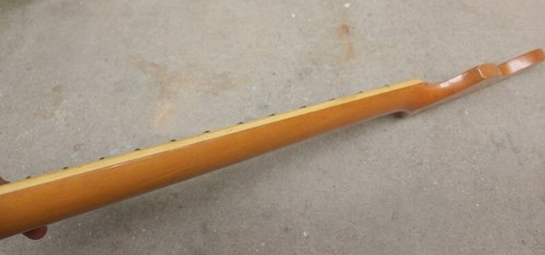 Aged Rosewood Guitar Bound Block Inlay Neck For ST and JM - Picture 7 of 11