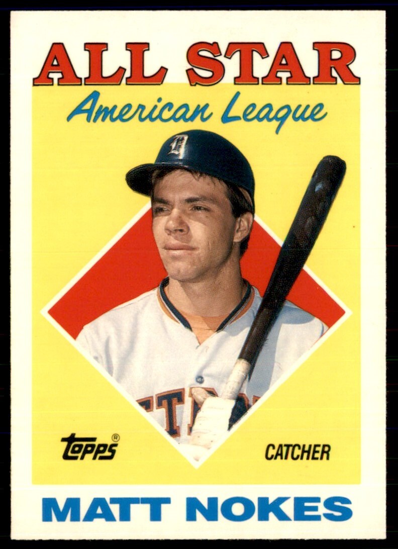 1988 Topps TIFFANY Matt Nokes 2 Detroit Tigers #393
