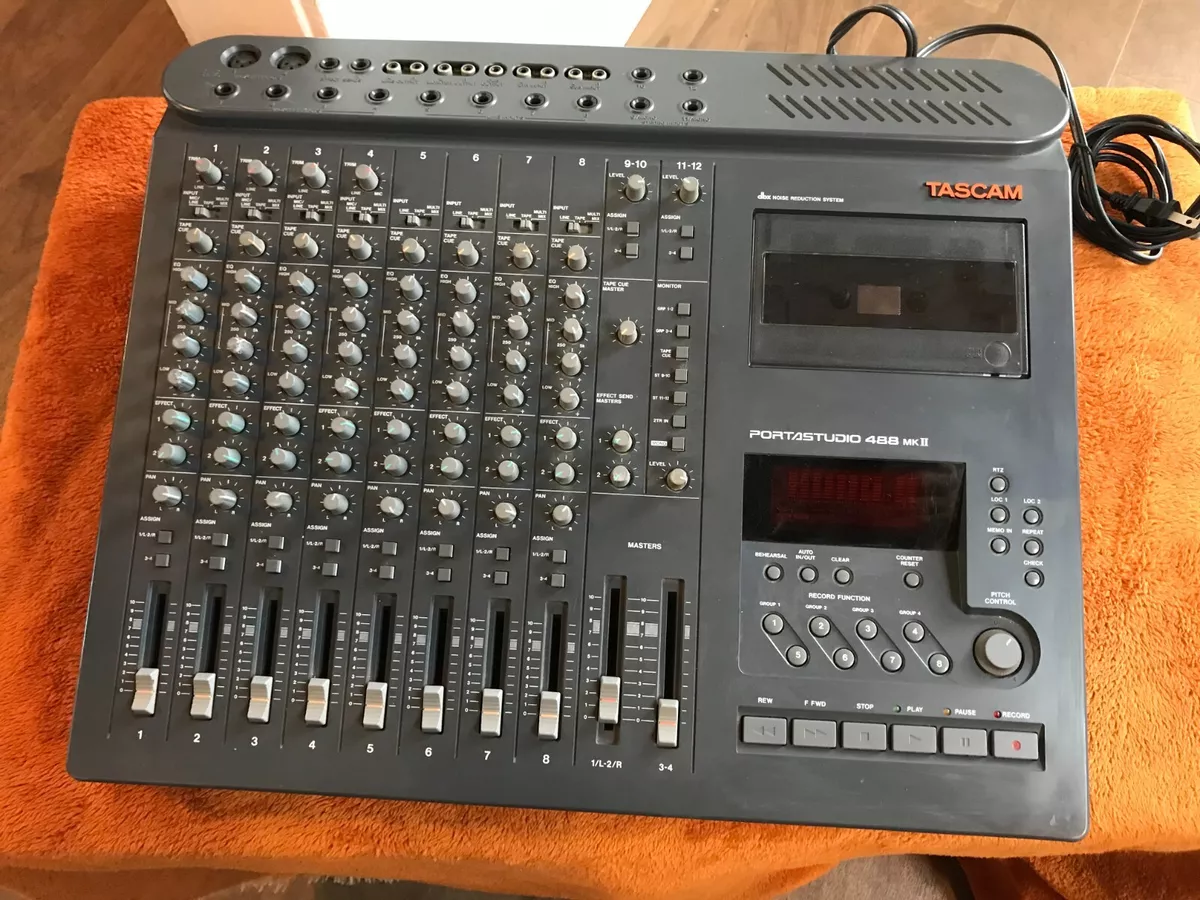 Tascam PortaStudio 488MKII 8-Track Multitrack Recorder Porta Studio 488  MKII tap