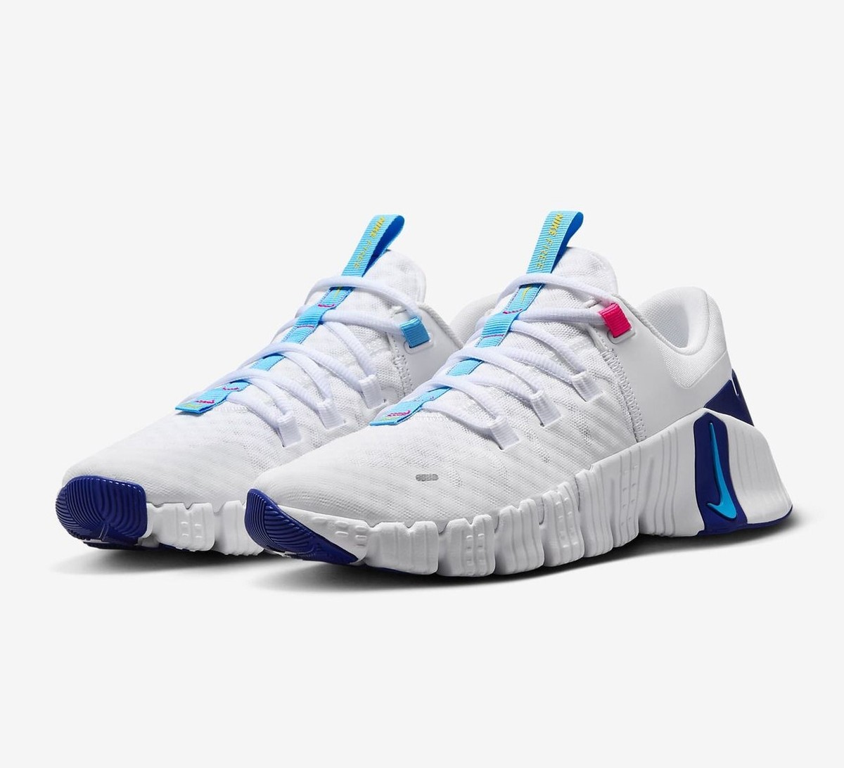 Women's Nike Free Metcon White Aquarius Deep Royal Blue DV3950-103 sz