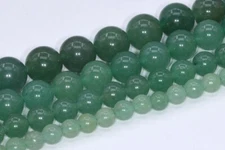 Natural Green Aventurine Grade AAA Round Loose Beads 3/4/5-6/8-9/10/15-16MM
