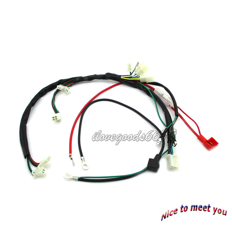 Wiring Ignition Harness Loom For Zongshen 190cc Electric Start Engine