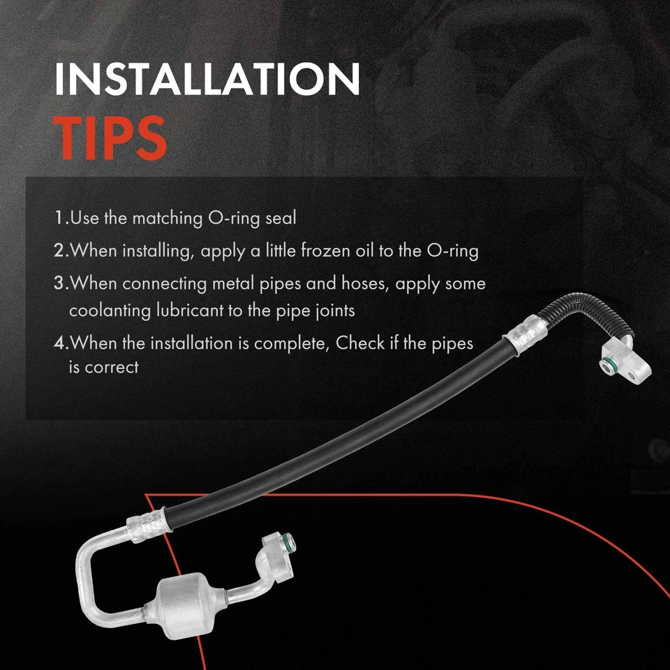 Manguera de descarga de refrigerante de aire acondicionado para Toyota Prius V 2012-2017 Lexus CT200h L4 1,8 L Foto 3 de 4