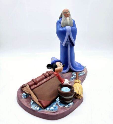 WDCC Disney Sorcerer Mickey and Yen Figurine Oops Fantasia 2000 Lmt Edt Box COA - Picture 5 of 16
