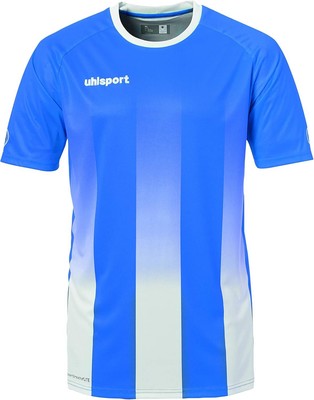 Uhlsport boys stripe jersey ka, triinningstrikot, azure / white, 116-122 cm