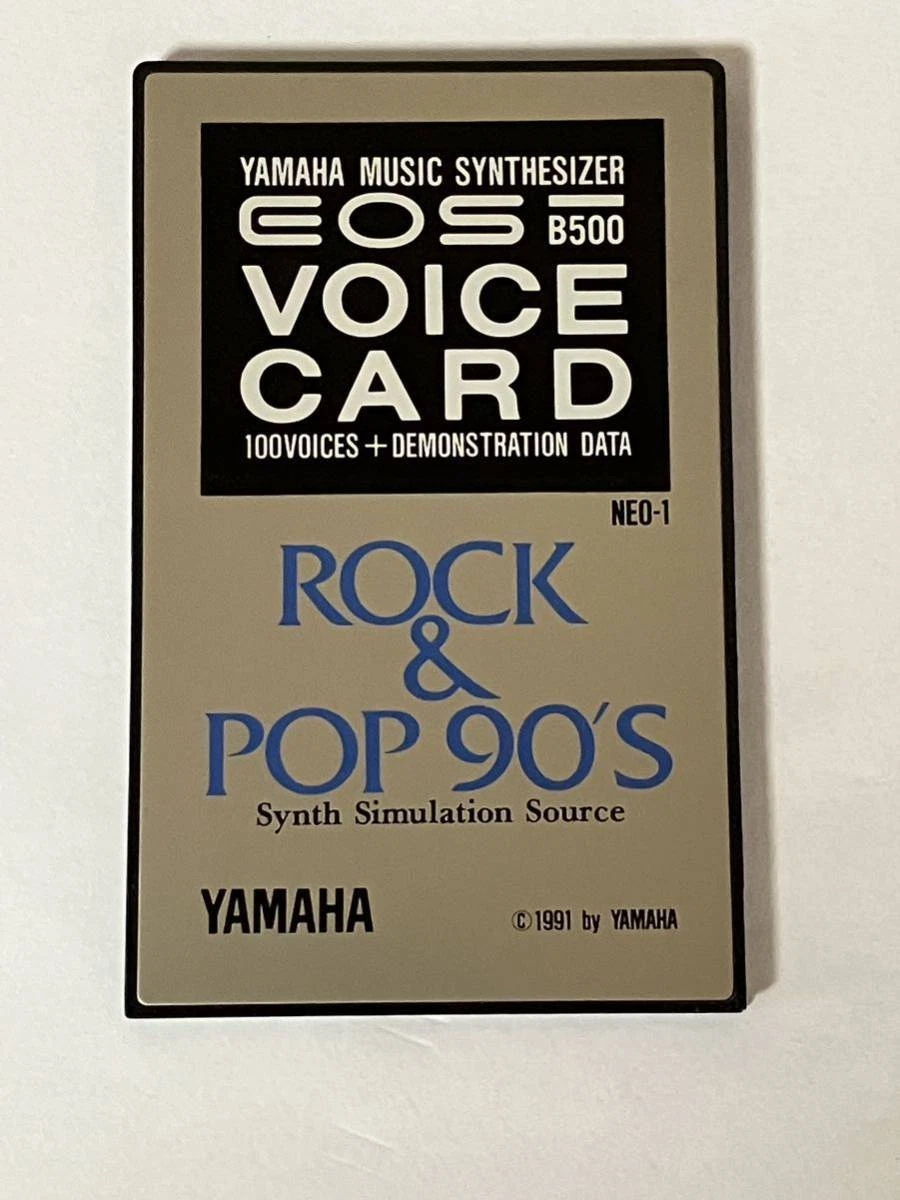 Yamaha Eos B500 Voice Card Rock Pop 90 S Neo-1 | eBay