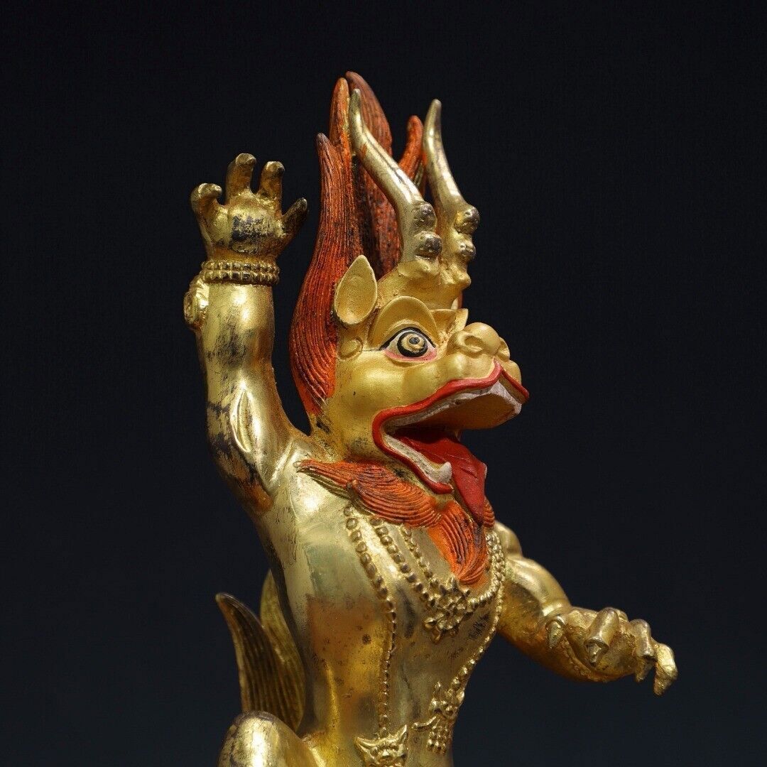 22 China old tibet Bronze gilt Mahakala DAIKOKUTEN buddha 22 China old tibet Bronze gilt Mahakala DAIKOKUTEN buddha