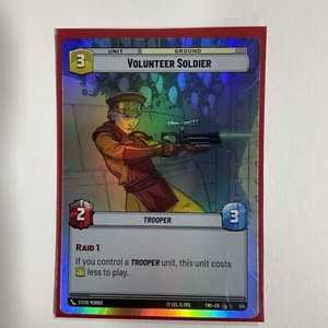 Star Wars Unlimited Twilight Of The Republic Volunteer Soldier Hyperspace Foil
