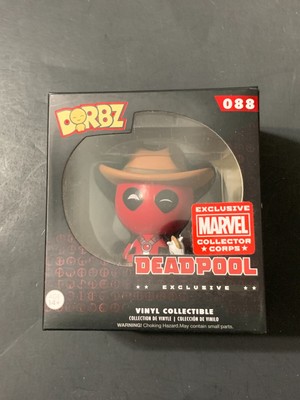 Funko Dorbz Marvel Collector Corps EXCL - Deadpool Cowboy 088 - Free Shipping