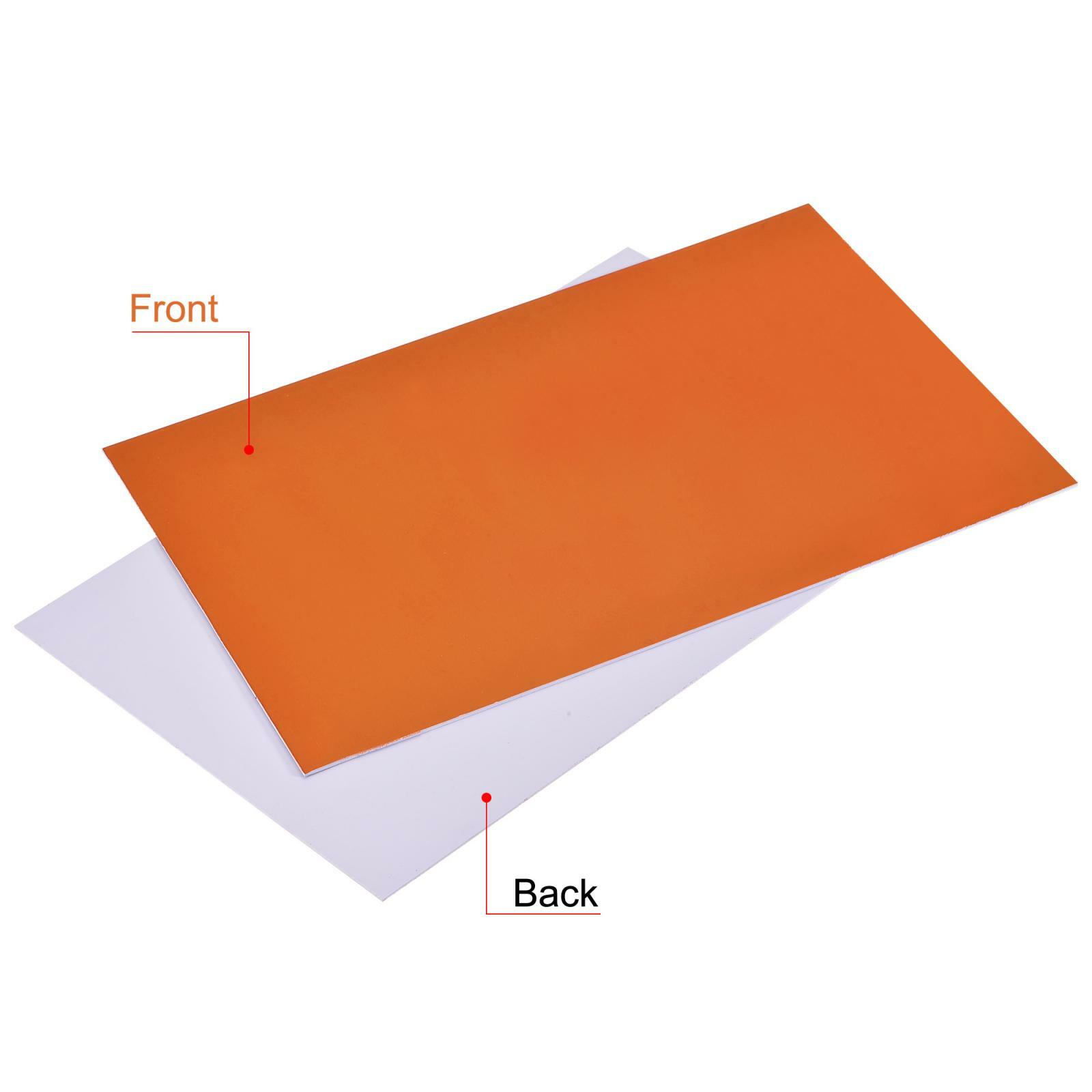 ABS Engraving Double Color Sheet White/Orange for Badge, Sign, 12pcs | eBay