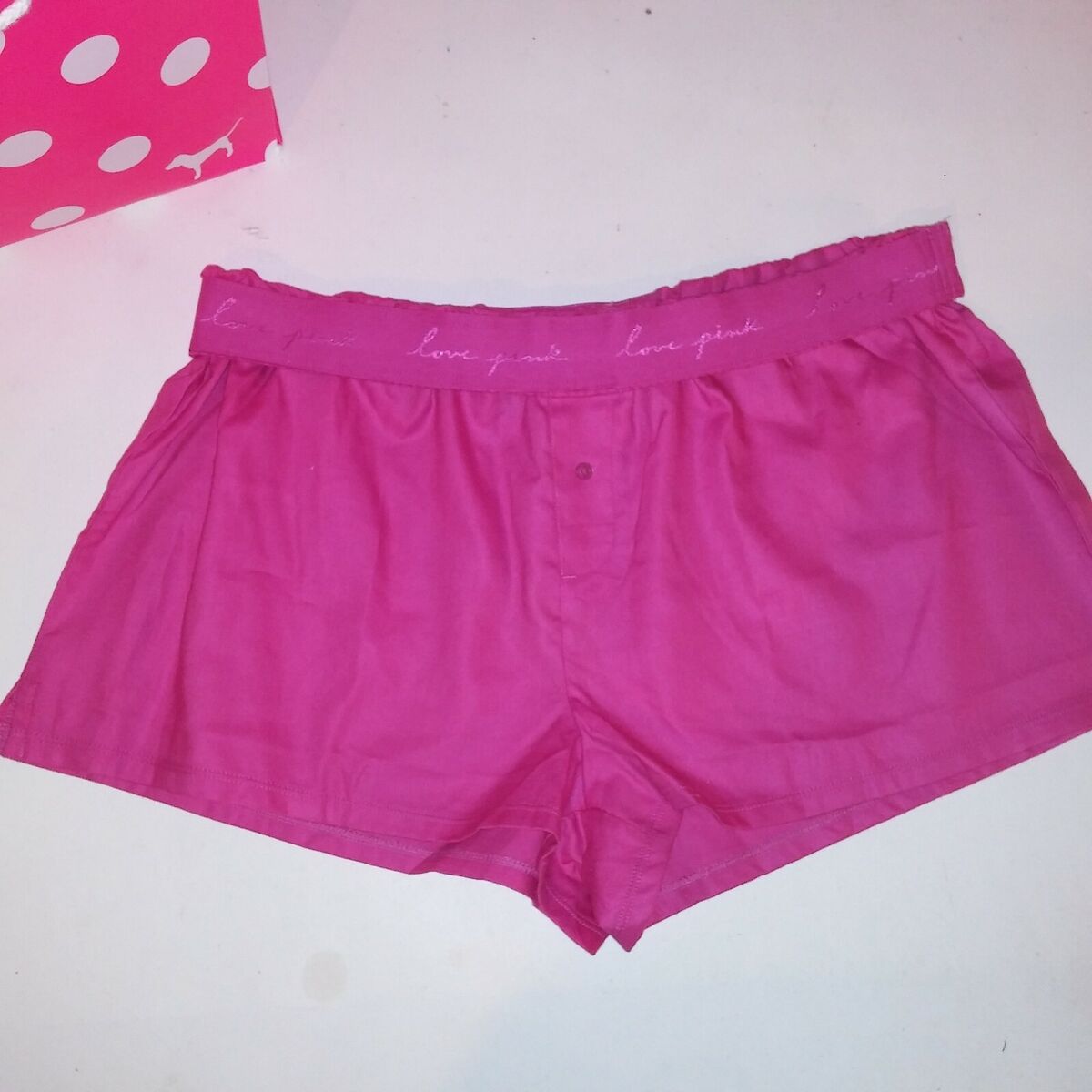 PINK - Victoria's Secret Victoria's Secret Pink Boxer Sleep Shorts Size M -  $15 (66% Off Retail) - From Morgan