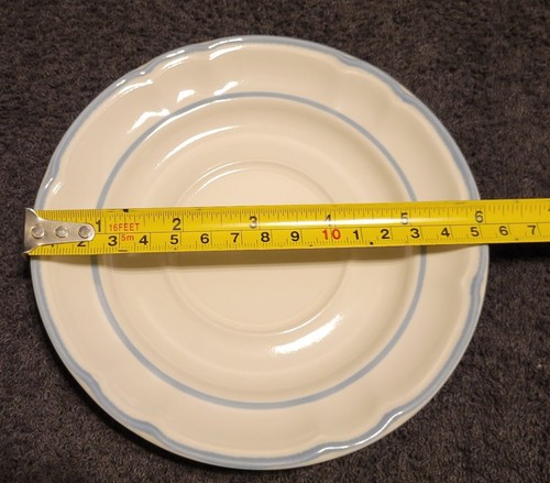 Cordella Bluet Stoneware Lot of 5 Saucer Plates 6" - Picture 7 of 8
