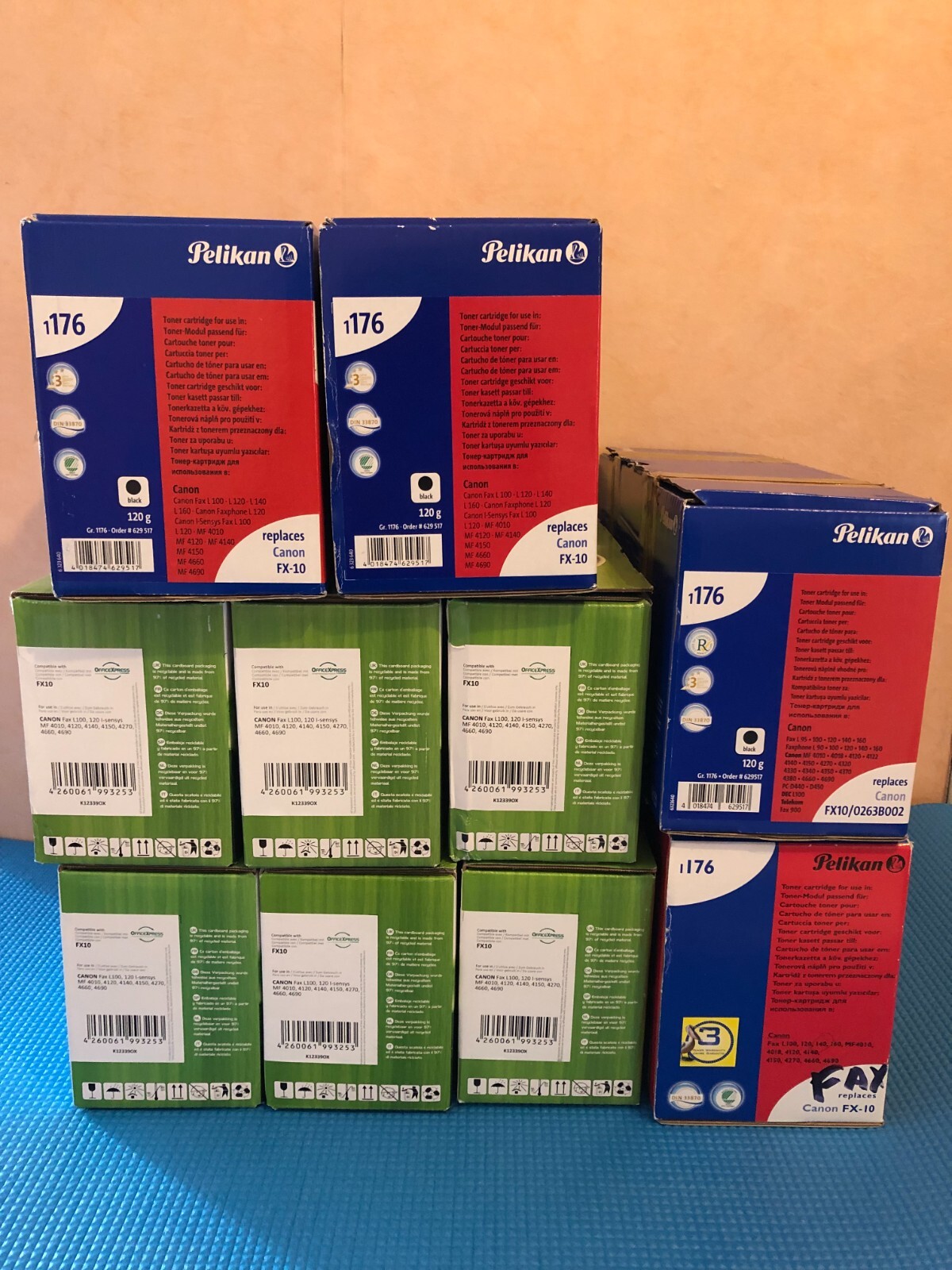 Toner Canon FX10 compatible lot de 10 pour éviter les pannes de cartouche noire