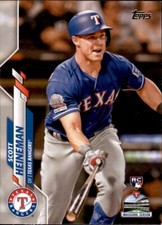(40) 2020 Topps Series 2 SCOTT HEINEMAN 40-Card Base Lot Rangers Rookie RC #437