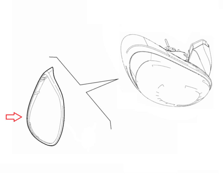 Fanale Posteriore Sinistro Per Fiat 500L Trekking Dal 2012 | Cornice Satinata