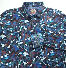 Medium Robert Graham Paisley Flip Cuff Button Up Long Sleeve Shirt Mens Colorful