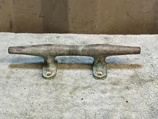 vintage bronze herreshoff cleat 10” long solid bronze boat cleat