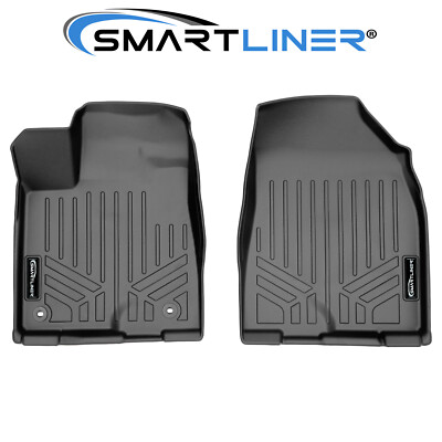 SMARTLINER Custom Fit Floor Mats 1st Row Liner Gray 2014-2019 Toyota Highlander