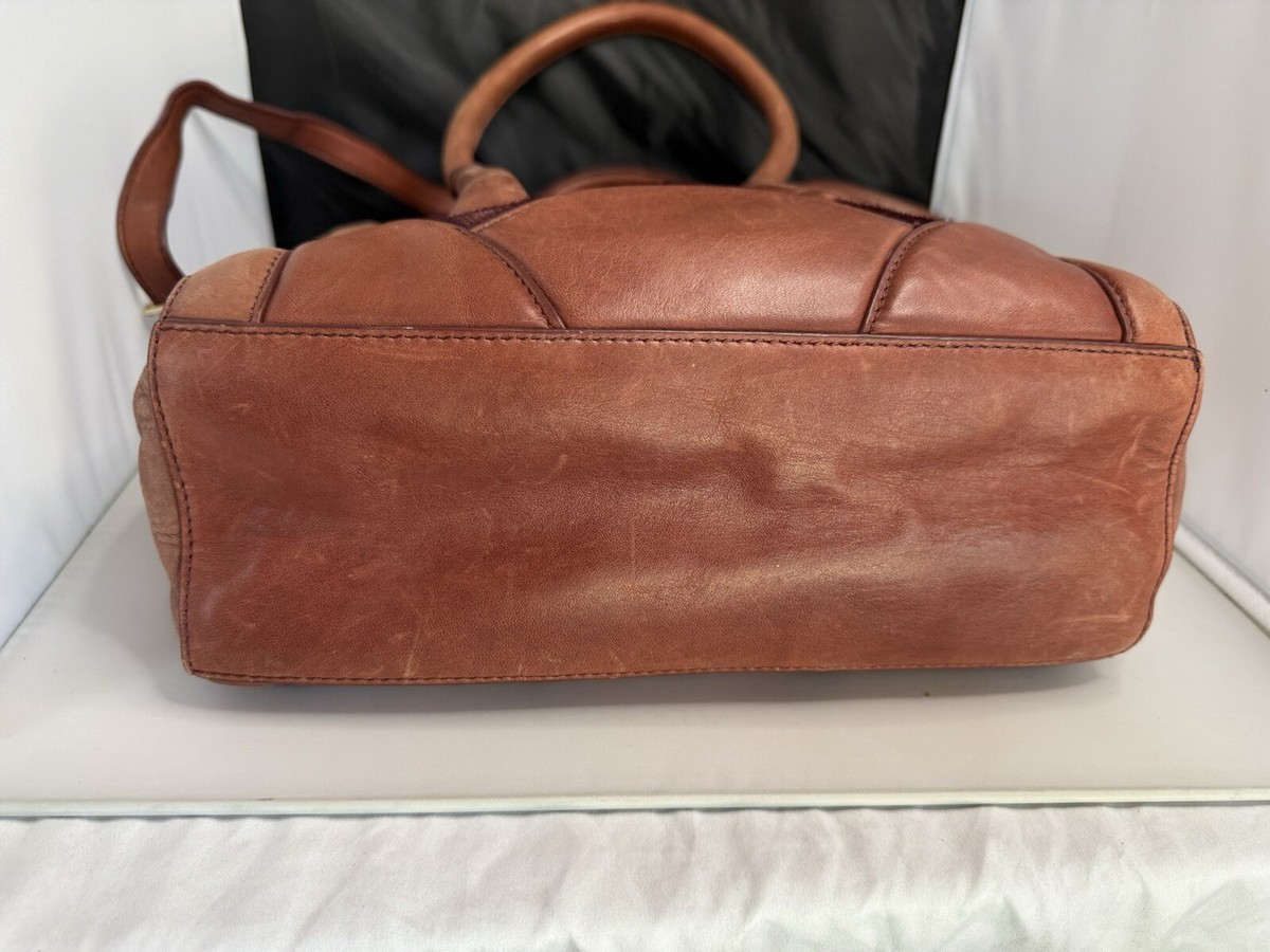 Pour La Victoire Butler Shoulder Tote Bag in Oxblood Leather