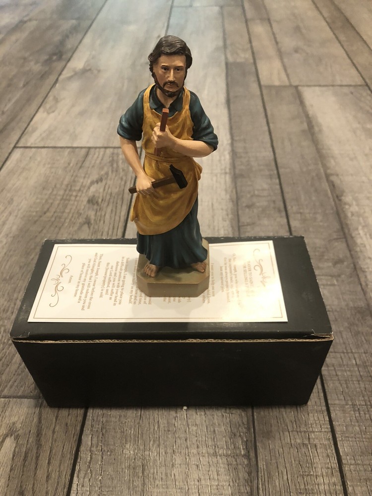 Saint Joseph Statue Home House Selling Kit House Set Color Figurine St NEW 6