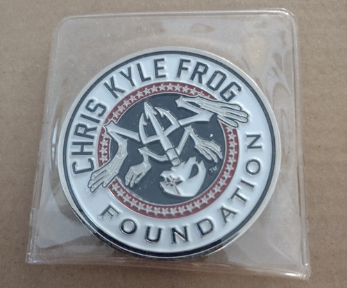 Chris Kyle Bone Frog Foundation Navy Seals Team 3 Sniper Seal CPO Challenge Coin - 第 1/2 張圖片